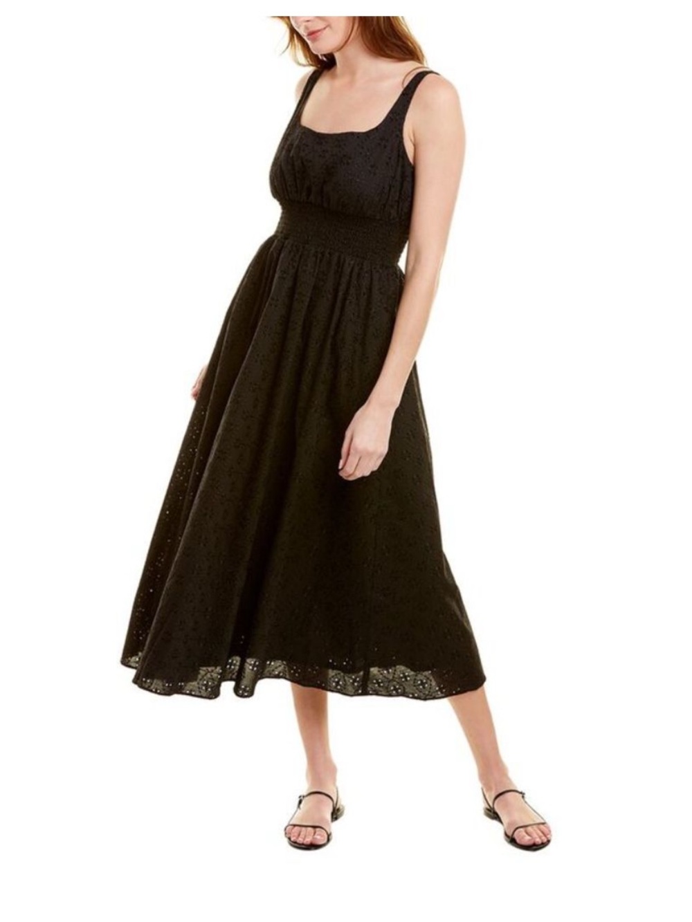 Pearl By Lela Rose Eyelet Midi Dress Size 0